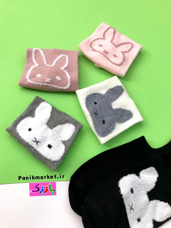 جوراب زیرقوزکی خرگوش کیوت 🐰