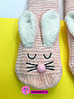 پاپوش ساقدار (چکمه) خزدار زمستانی خرگوش صورتی🐰