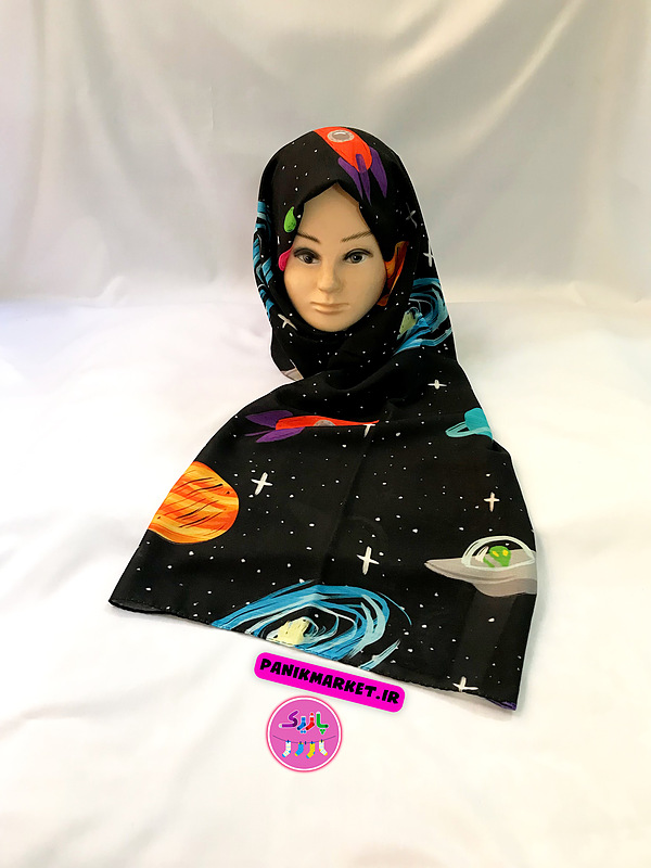 شال فانتزی نخی طرح کهکشان 🚀🪐