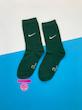 جوراب ساقدار جوراب فانتزی طرح نایکی (Nike) سبز یشمی
