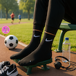 جوراب ساقدار فانتزی طرح نایکی (Nike) مشکی پاتریس