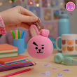 جاکلیدی و آویز  عروسکی BT21 طرح Cooky (کوکی) – ویژه طرفداران BTS 🐰