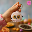 جاکلیدی فانتزی جغد بوفی برند کوکی | رنگ صورتی🦉
