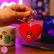 جاکلیدی و آویز عروسکی BT21 طرح Tata (تاتا) – ویژه طرفداران BTS ❤️