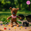 جاکلیدی و آویز خرس مستربین طرح تدی | برند کوکی🐻