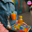 آویز عروسکی هویج فانتزی و بامزه | برند کوکی🥕