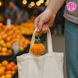جاکلیدی و آویز عروسکی فانتزی نارنگی بامزه | برند کوکی🍊