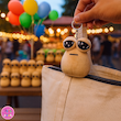 جاکلیدی و آویز عروسکی فانتزی پو (Pou) | برند کوکی 🥔🥺