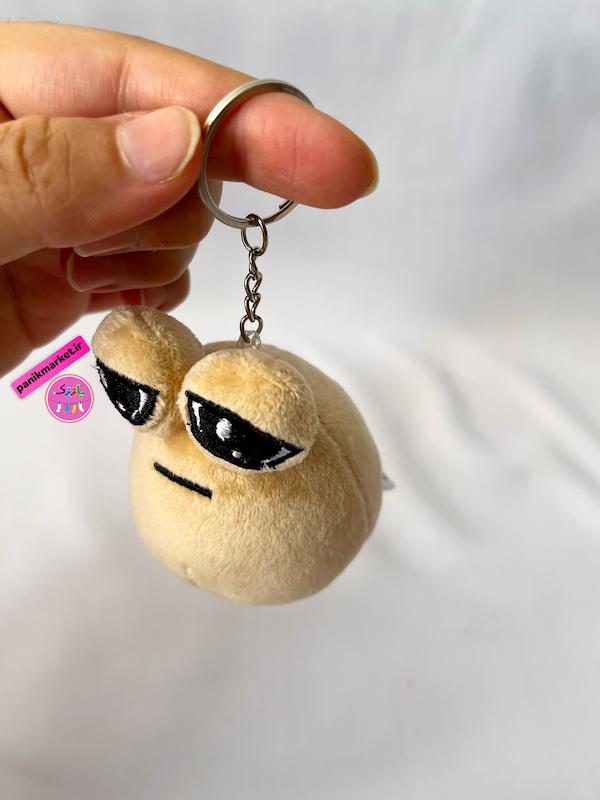 جاکلیدی و آویز عروسکی فانتزی پو (Pou) | برند کوکی 🥔🥺