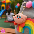 جاکلیدی و آویز عروسکی فانتزی Kirby (کربی) صورتی | برند کوکی 🩷