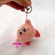 جاکلیدی و آویز عروسکی فانتزی Kirby (کربی) صورتی | برند کوکی 🩷