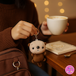 جاکلیدی سمور عروسکی فانتزی 🦦 – برند کوکی (Cookie) با پارچه نانو ضد حساسیت