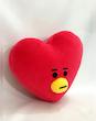 عروسک بی‌تی۲۱ طرح تاتا (BT21 Tata Plush) – عروسک کوسن و جاکلیدی قلبی برند کوکی