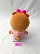 عروسک خرسی چوکو (Choco Bear) با پاپیون صورتی – عروسک ولنتاین و هدیه خاص🐻🎀