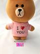 عروسک خرسی چوکو (Choco Bear) با پاپیون صورتی – عروسک ولنتاین و هدیه خاص🐻🎀