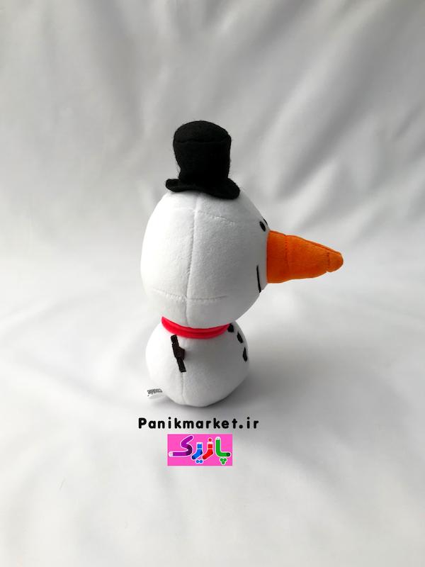 عروسک آدم برفی (Snowman Plush Doll) – عروسک زمستانی بامزه و دکوری برند کوکی