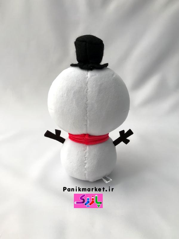 عروسک آدم برفی (Snowman Plush Doll) – عروسک زمستانی بامزه و دکوری برند کوکی