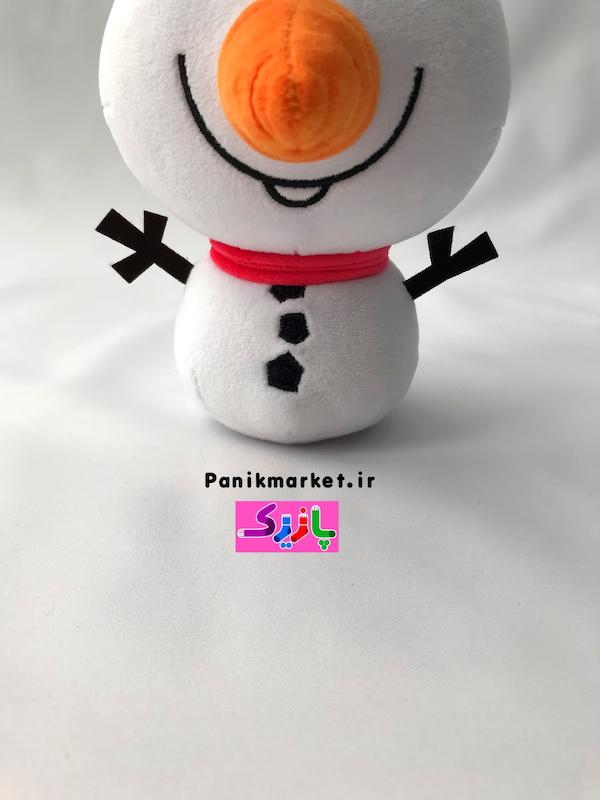 عروسک آدم برفی (Snowman Plush Doll) – عروسک زمستانی بامزه و دکوری برند کوکی