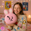 عروسک بی‌تی۲۱ طرح کوکی (BT21 Cooky Plush) – عروسک کوسن و جاکلیدی فانتزی برند کوکی