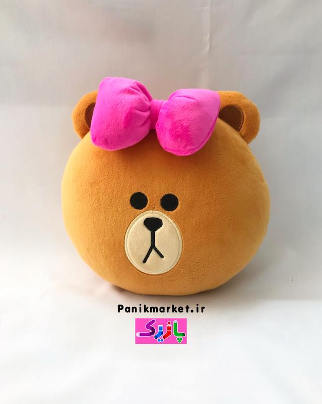 ست عروسک کوسنی براوون و چوکو (LINE Friends Brown & Choco Plush Cushion) – بالش عروسکی بامزه برند کوکی