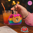 عروسک خرسی چوکو (Choco Bear) با پاپیون صورتی – عروسک ولنتاین و هدیه خاص🐻🎀