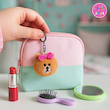 عروسک خرسی چوکو (Choco Bear) با پاپیون صورتی – عروسک ولنتاین و هدیه خاص🐻🎀
