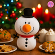 عروسک آدم برفی (Snowman Plush Doll) – عروسک زمستانی بامزه و دکوری برند کوکی