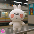 عروسک خرگوش لاین اخمالو (Angry Cony Rabbit) – عروسک فانتزی بامزه و خاص برند کوکی
