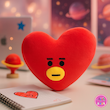 عروسک بی‌تی۲۱ طرح تاتا (BT21 Tata Plush) – عروسک کوسن و جاکلیدی قلبی برند کوکی