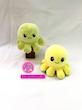 عروسک هشت پا دو طرفه زرد/حنایی (Reversible Octopus Plush) – عروسک تغییر حالت احساسی برند کوکی
