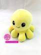 عروسک هشت پا دو طرفه زرد/حنایی (Reversible Octopus Plush) – عروسک تغییر حالت احساسی برند کوکی