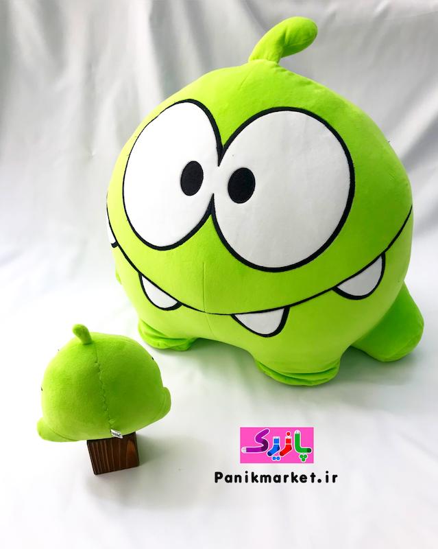 عروسک اومنوم (Om Nom Plush) – عروسک بامزه سبز بازی Cut the Rope برند کوکی🍭