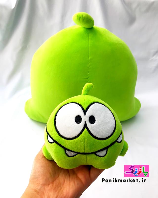 عروسک اومنوم (Om Nom Plush) – عروسک بامزه سبز بازی Cut the Rope برند کوکی🍭