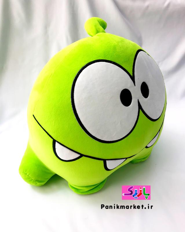 عروسک اومنوم (Om Nom Plush) – عروسک بامزه سبز بازی Cut the Rope برند کوکی🍭