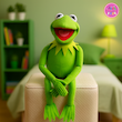 عروسک کلکسیونی کرمیت (Kermit the Frog) – سایز بزرگ ۷۰ سانتی‌متر