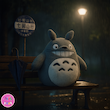 عروسک انیمه توتورو (Totoro) – سایز بزرگ ۵۰ سانتی‌متر