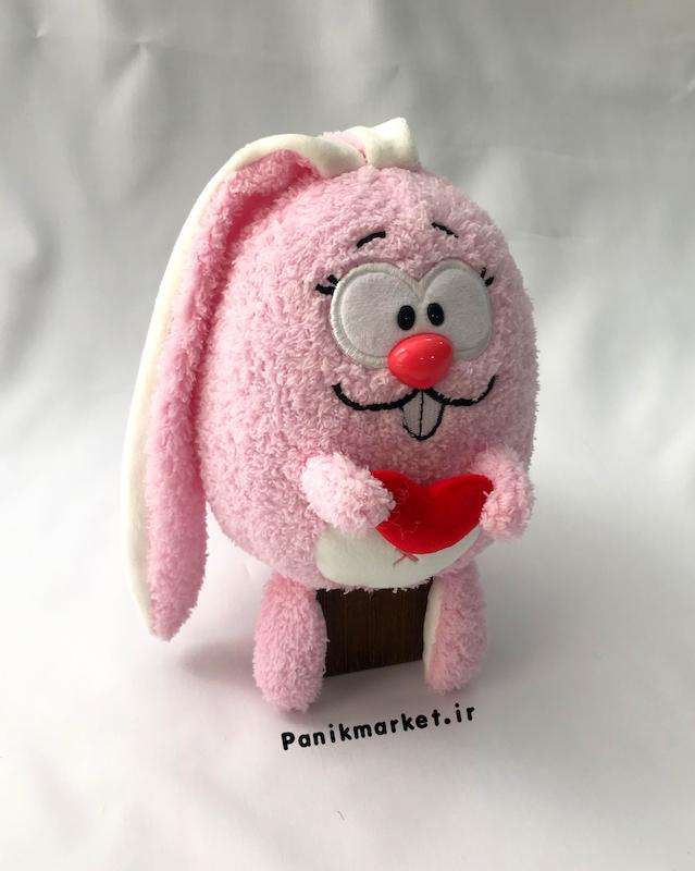 ست عروسک پولیشی خرگوش‌های عاشق – برند کوکی | نرم، فانتزی و ضدحساسیت ❤️🐰