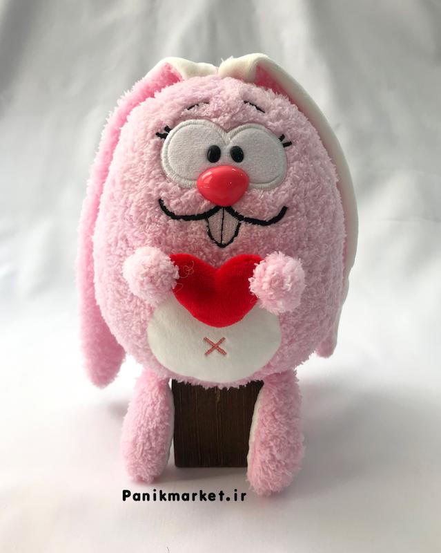 ست عروسک پولیشی خرگوش‌های عاشق – برند کوکی | نرم، فانتزی و ضدحساسیت ❤️🐰
