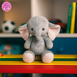 عروسک فیل نرمالو – نرم، بامزه و مناسب هدیه 🐘