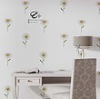 برچسب دیوار طرح گل بابونه