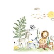 برچسب دیوار طرح حیوانات سافاری