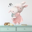 برچسب دیوار طرح مامان خرگوشه