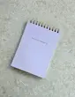 دفترچه یادداشت مینیمال طرح پاستلی