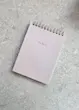 دفترچه یادداشت مینیمال طرح پاستلی