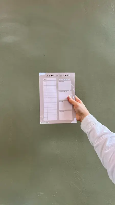 پلنر روزانه مینیمال - طرح مادام لایت - پیپرپارتی