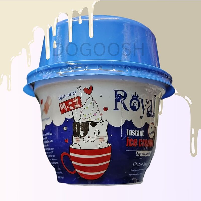 بستنی پودری گربه رویال کوکو Royal Coco