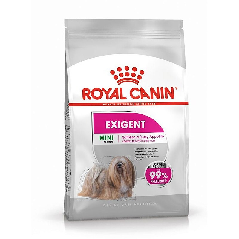 غذای خشک مینی اگزیجنت سگ رویال کنین royal canine mini exigent