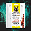 تشویقی نرم مدادی یوروپت (EUROPET) گربه با طعم مرغ و گوشت