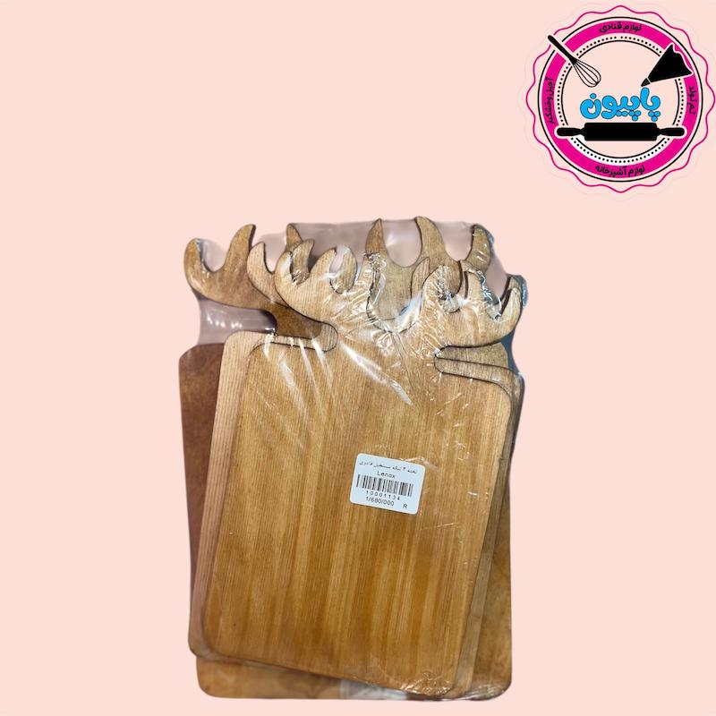 تخته سرو چوبی طرح گوزن