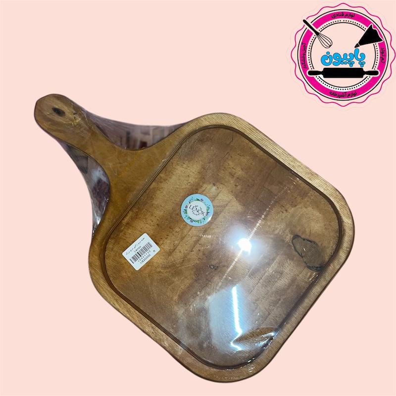 تخته سرو مربع چوبی